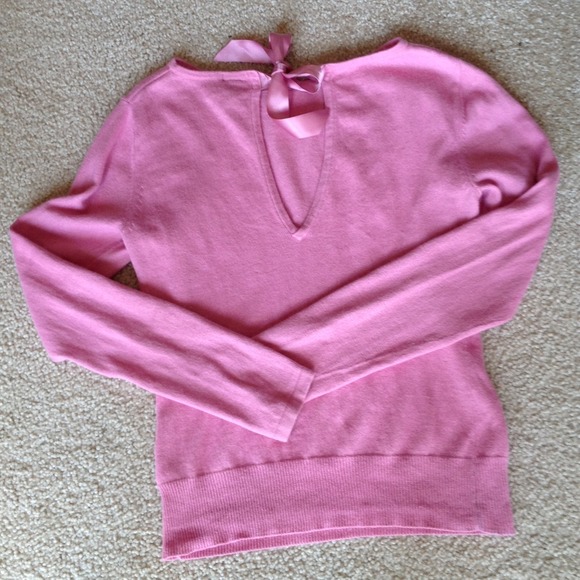 REDUCED again pretty pink angora cotton sweater! - Picture 3 of 4