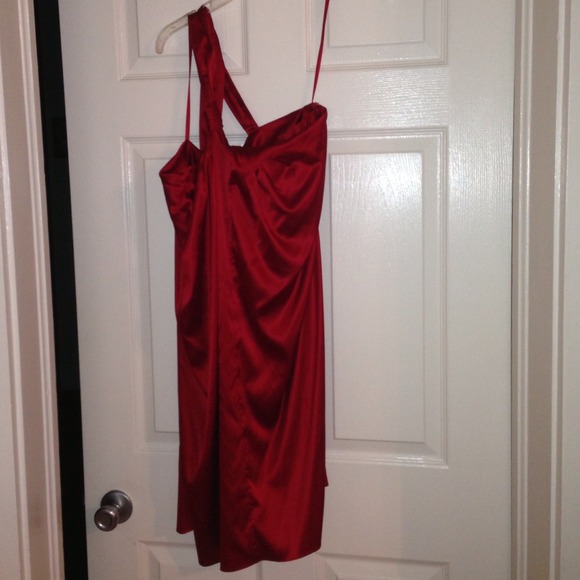 Sexy Red Real Silk Short Dress! FINAL PRICE - Picture 3 of 4