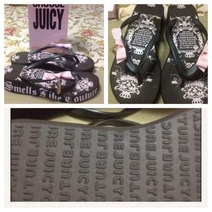 Juicy couture flip flops !on reserve !