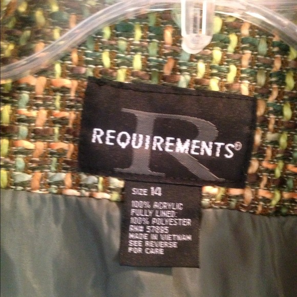 Requirements spring coat