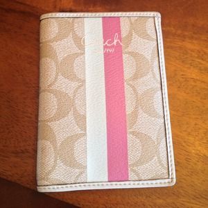 RESERVED for Ash Authentic Coach Passport Holder