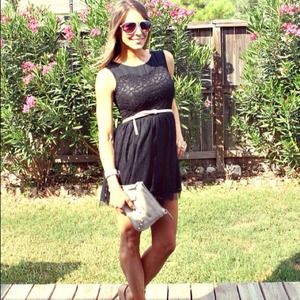 Little Black Lacy Dress