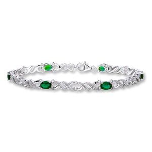 🔴ON HOLD🔴 Sterling silver emerald bracelet