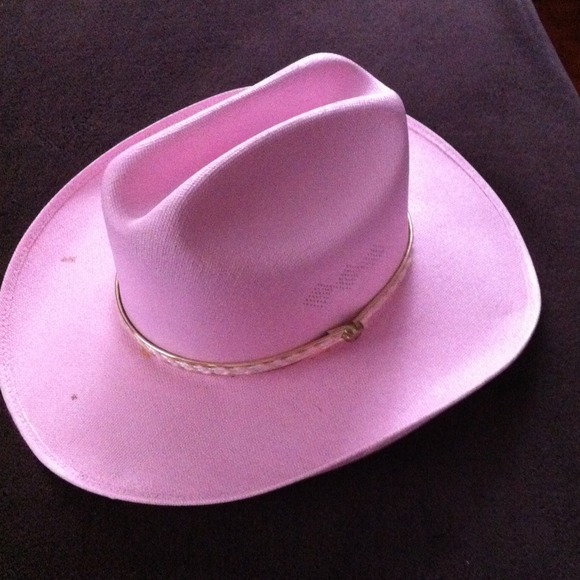 Girls pink cowgirl hat