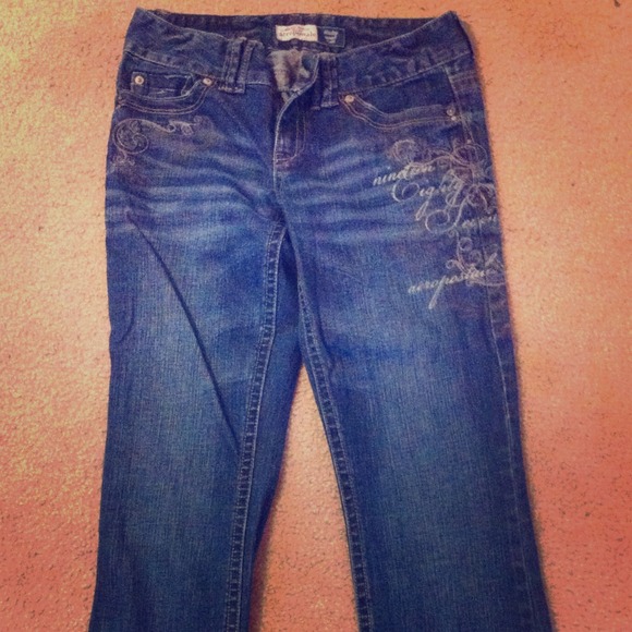 Aeropostale skinny flare jeans!