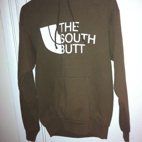 "South Butt" brown sweatshirt RESERVED