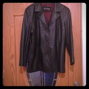 Wilson genuine leather coat