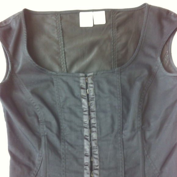 Armani Exchange Black Corset Top- Great Condition!