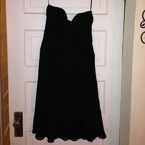 SOLD Strapless sweetheart neckline dress.