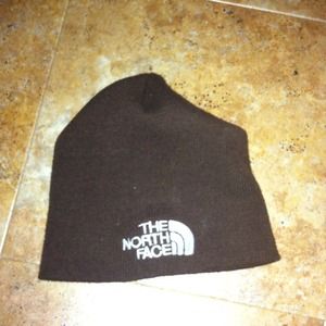 North face unisex brown skully