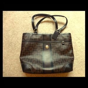 Authentic Coach tote bag