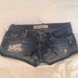 Hollister jean shorts