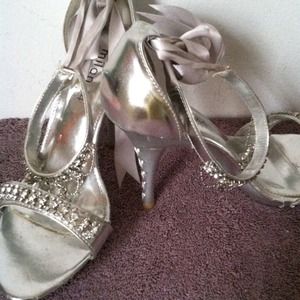 Silver heels