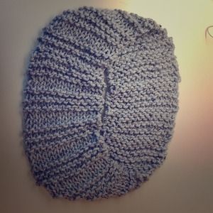 Grey Marble Thick Infinity Scarf