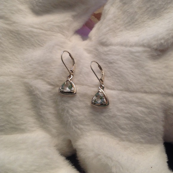 Earrings .925 Topaz