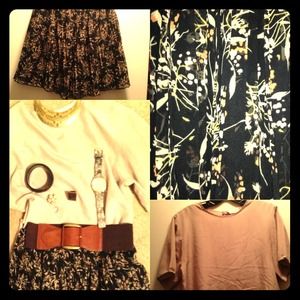 Vintage pleated skirt