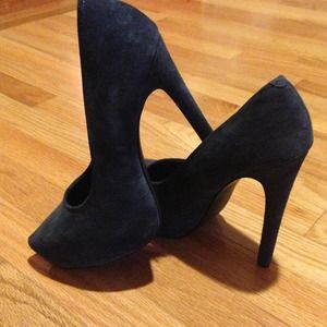 Kelsi Dagger  Navy Blue Suede