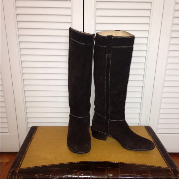 Michael Kors Brown Suede Boots