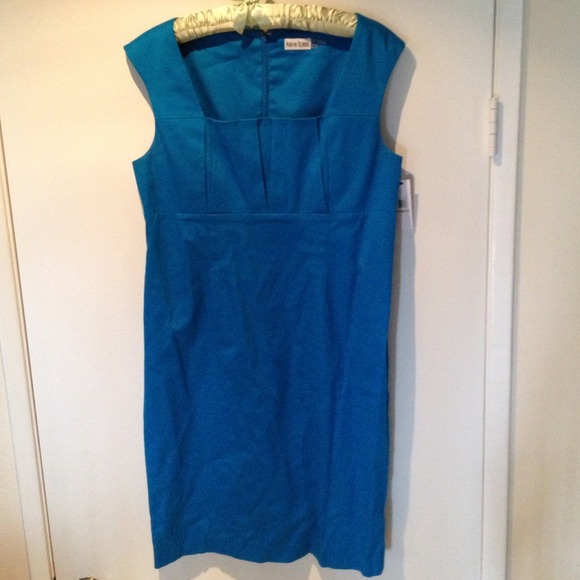 Turquoise Pencil Dress