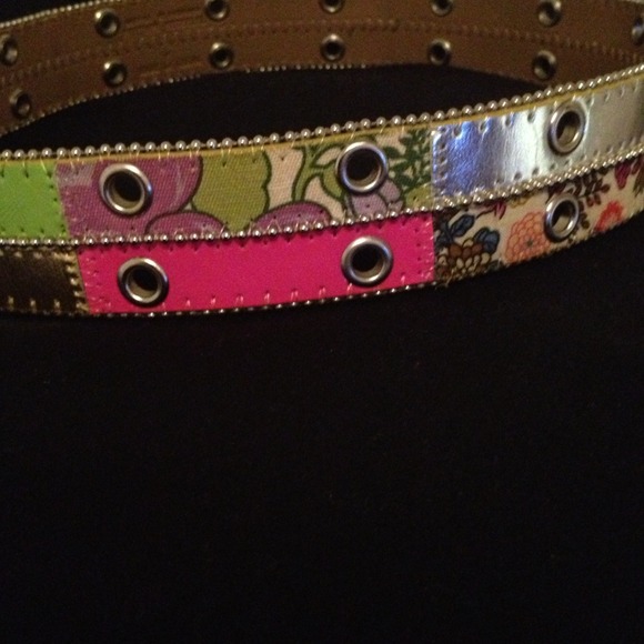 ❤SOLD❤Beautiful PatchWorks Belt - Picture 3 of 4