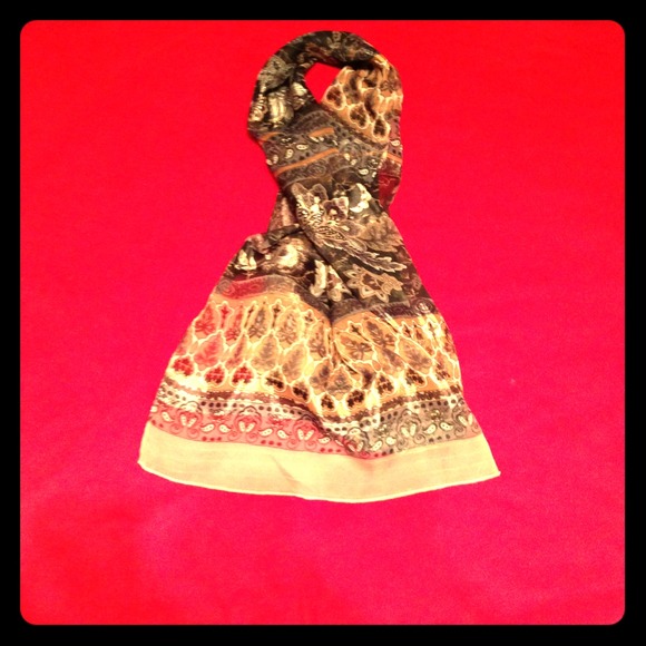 Sheer dressy scarf
