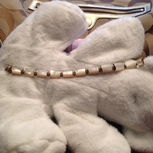 SOLD.Bracelet .925 mother of pearl