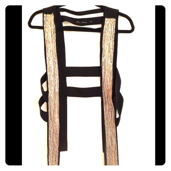 ***SOLD in bundle*** Bondage strappy vest