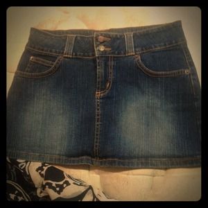 Forever21 denim mini skirt