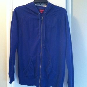 Merona royal blue zip up hoodie