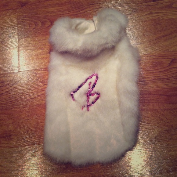 ✨REDUCED Dog white fur coat