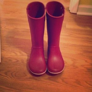 Crocs rain boots!