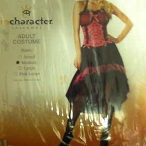 Halloween saloon girl cancan costume