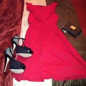 Sold !!! 👏👏Express Red Dress