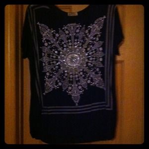 *REDUCED* Sparkly black top.