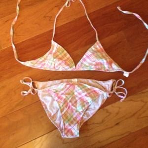 Abercrombie and Fitch plaid bikini