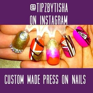 Custom made press ons