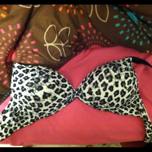 36B leopard bra