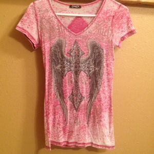 :::: Bundle::::: Red burn out type shirt