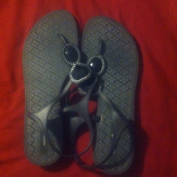 Black cute sandals