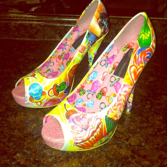 Iron Fist "Sweets For My Sweet" Platform heels