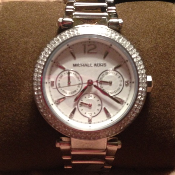Michael Kors Accessories - Michael Kors MK5779 Silver Parker Watch   Crystals