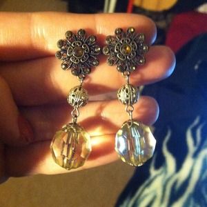 Golden Dangly Earrings