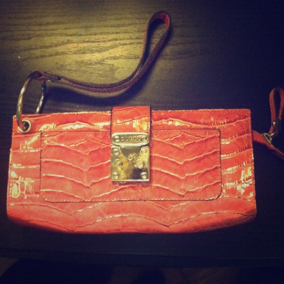 Pink Guess Clutch