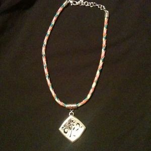 Brighton Leather Cord Necklace