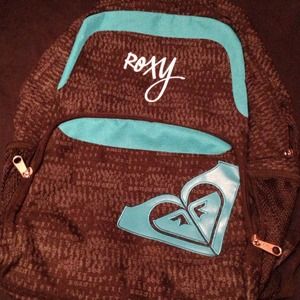TRADED🌞Roxy NWOT black and turquoise backpack