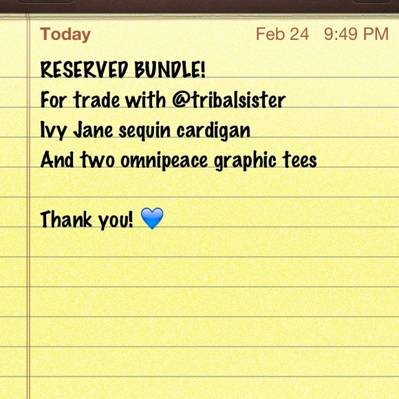 Reserved @tribalsister