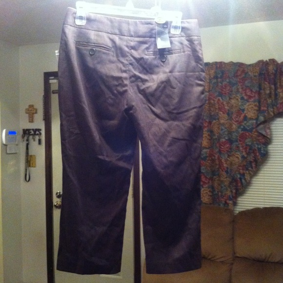 NWT choc brown Capri work pant - Picture 2 of 2