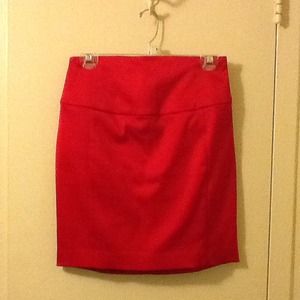 Express Mini red skirt size 4