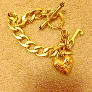 Gold Juicy Couture Braclet