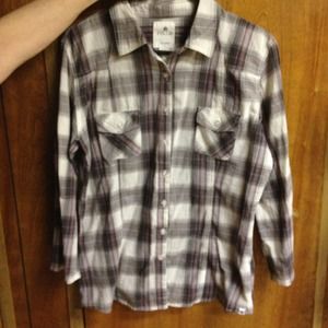 Slim Fit Plaid Shirt